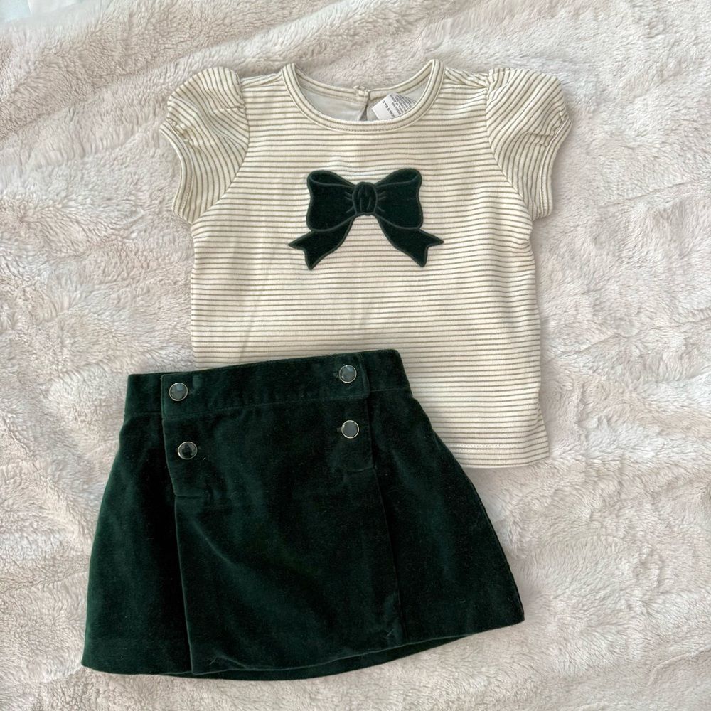 Janie & Jack Baby Girl Holiday Special Occasion Outfit NWT 3-6M